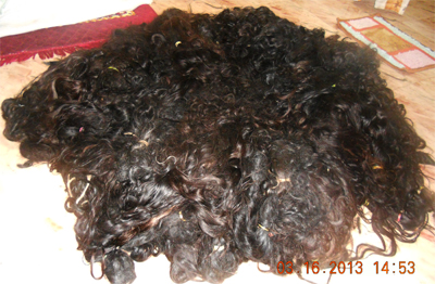 unwashed hair
